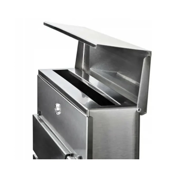 Skrzynka na listy pocztowa na gazety, ulotk DUŻA WRZUTNIA STAL NIERDZEWNA INOX